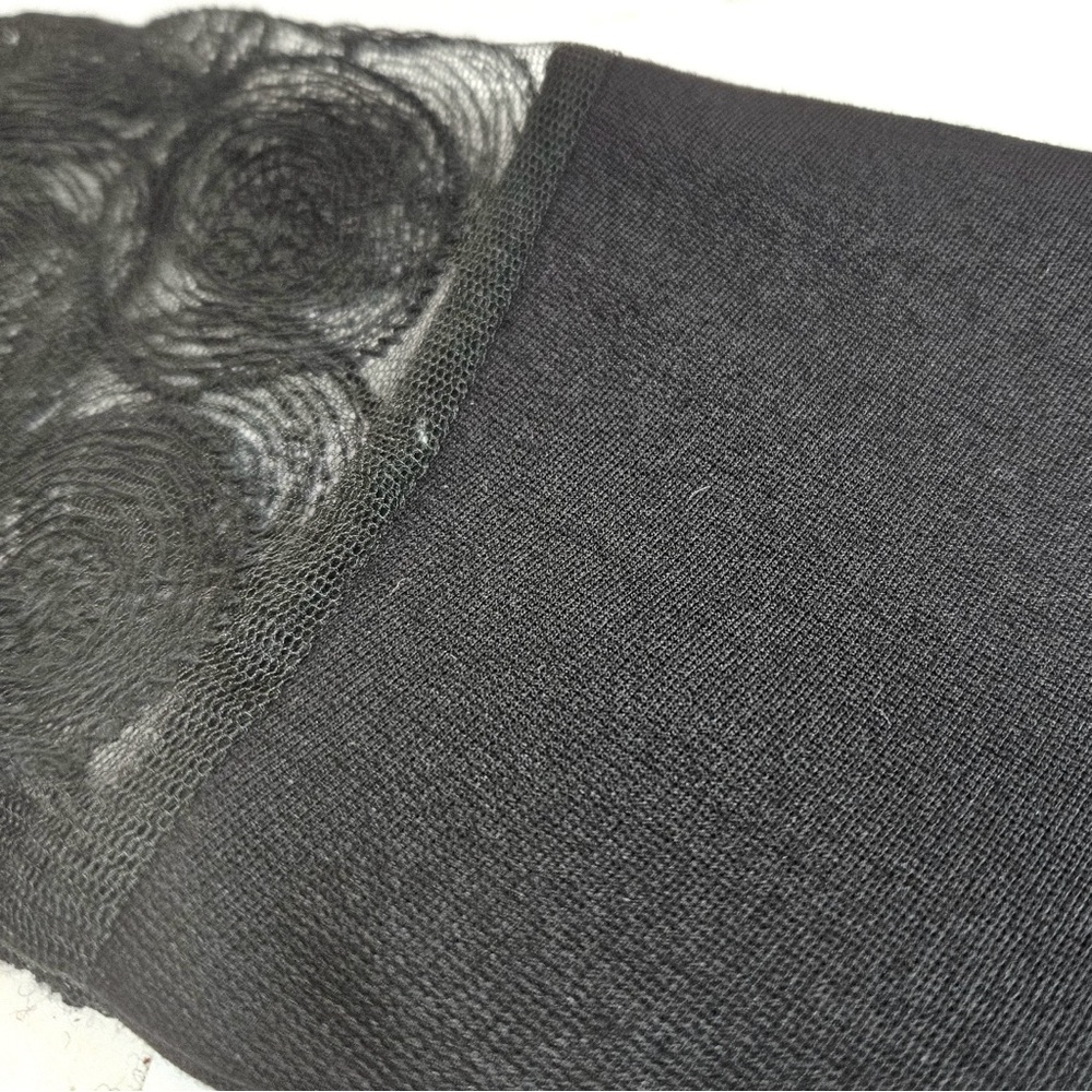 ATELIER CAMILLE Anthropologie Cardigan Viscose Lace Cuffs Women’s Size 0 France - Picture 8 of 14